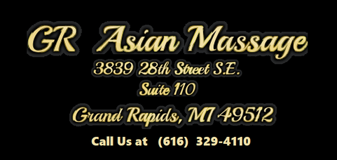 Picture of GR Asian Massage Address in gold lettering